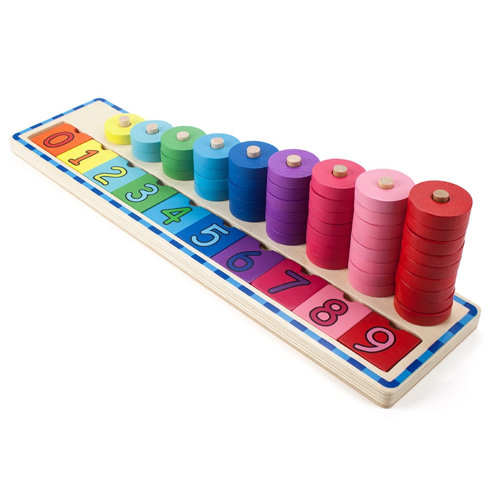 Brybelly Colorful Counting Number Stacker