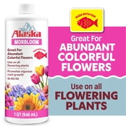 Alaska Morbloom Flowering Plant Food, Fish Fertilizer for Plants, 0-10-10 Fertilizer, 32 fl oz