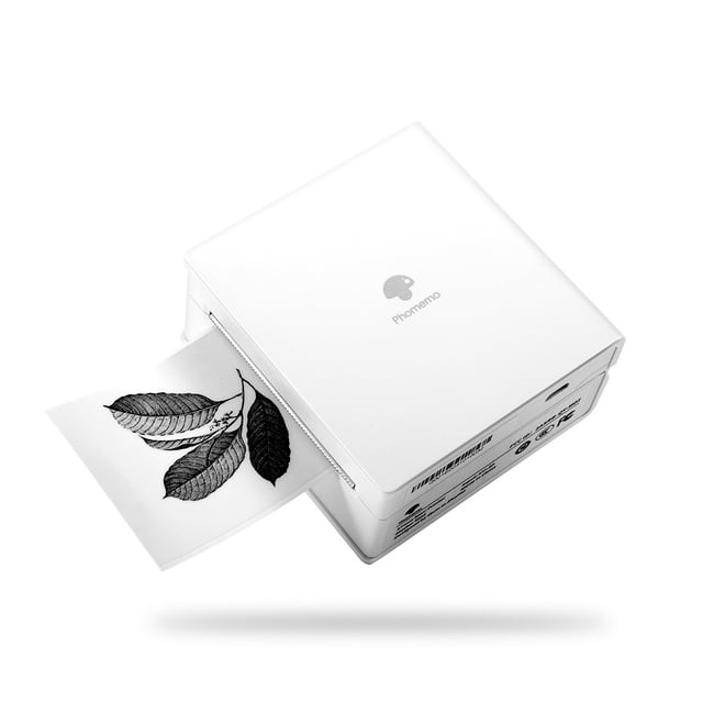 Adecuado para teléfono móvil pequeño de bolsillo Phomemo M02, impresora de etiquetas térmicas fotográficas portátil con Bluetooth, título incorrecto