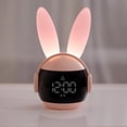 thumbnail image 4 of Cute Bunny Digital Alarm Clock For Kids Control And Rechargeable Sleep Trainer Clock For Boys Girls Bedroom, 4 of 8