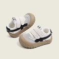 thumbnail image 5 of Dakaela 6M-6Y Toddler Boy Girl Slip on Walking Shoes Lightweight Retro Barefoot Sneakers with Hook and Loop Straps, 5 of 7