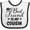 White and Black, variant on Inktastic My Best Friend is My Cousin with Hearts Boys or Girls Baby Bib