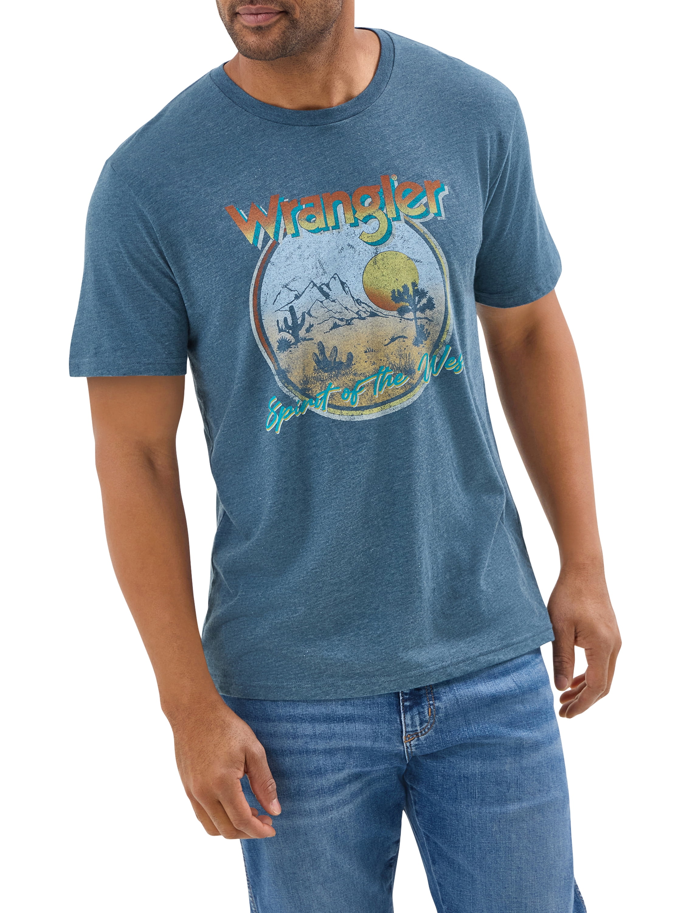 Wrangler® Men's and Big Men's Regular Fit Short Sleeve Graphic Tee, Sizes S-2XL