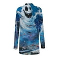 thumbnail image 4 of LOVZFMLL Cardigan for Women's Fashion Halloween Printed Long Sleeved Cardigan Jacket, 4 of 5