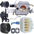 thumbnail image 1 of Carburetor air filter kit compatible with Husqvarna 340 345 346 350 353 compatible with Zama C3-el18 chain saw (with gasket), 1 of 4