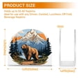 thumbnail image 3 of Bear Iceberg Trees Mountain Lake Napkin Holder for Table Clear Napkin Stand Paper Holder Acrylic Organizer Dispenser Napkins for Dinner Kitchen Restaurant Room, 3 of 8