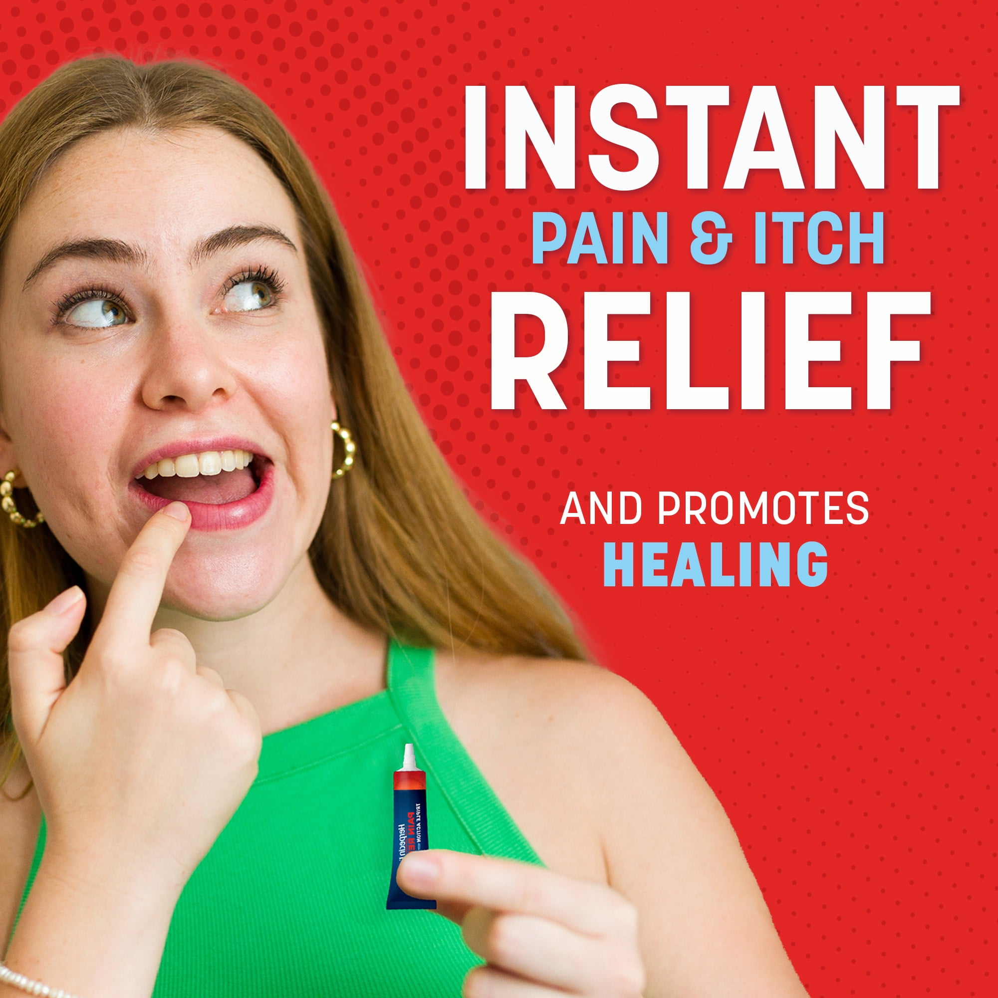(6 pack) Herpecin-L Pain Relief with Lidocaine Cold Sore and Fever Blister Treatment Balm, 0.15 oz
