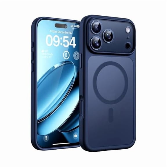 Eryueer for iPhone 17 Pro Case Compatible with Magsafe Charger Full Camera Protection Translucent Matte Phone Case for 17 Pro 6.3 inch