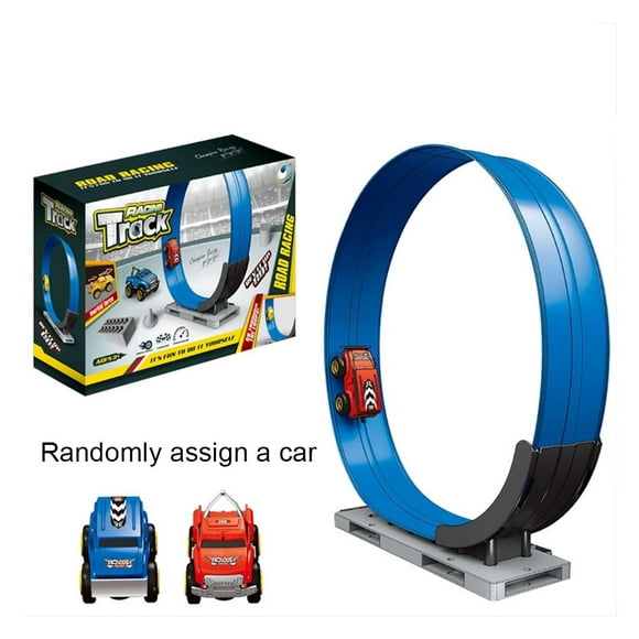 CSCHome Racing Track Toys for Toddlers for Boys and Girls for Kids 3 4 5 6+ Years Toddler Car Track Track Set Gift
