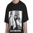 thumbnail image 1 of Camiseta con estampado "Sangre dentro y fuera", camisetas de algodón de manga corta a la moda, estilo urbano, cómoda, cuello redondo, ultrasuave, transpirable, absorbe la humedad, informal, ideal para, 1 of 5