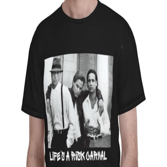 Camiseta con estampado "Sangre dentro y fuera", camisetas de algodón de manga corta a la moda, estilo urbano, cómoda, cuello redondo, ultrasuave, transpirable, absorbe la humedad, informal, ideal para