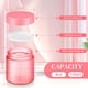 thumbnail image 2 of Frascos de vidrio Norme de 4 oz/120 ml con tapas a prueba de fugas, 12 unidades, rosas, 2 of 7