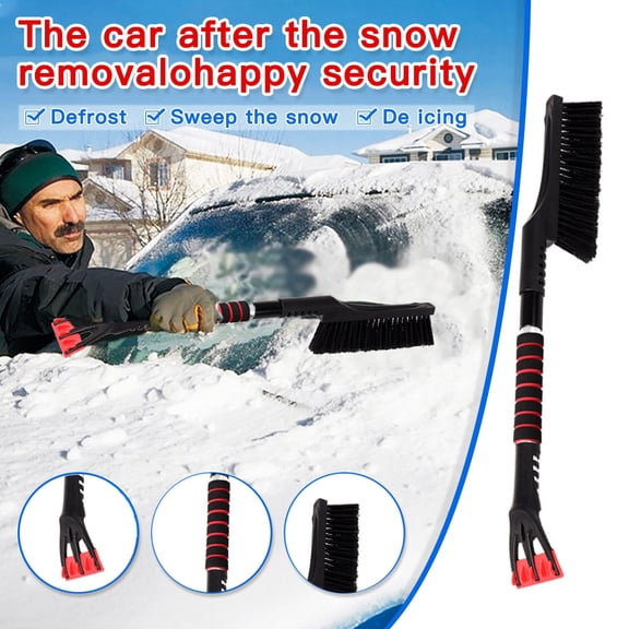 AuroraX Car Snow Brush and Ice Scraper Portable Multi-Purpose Snow Shovel with Cold-Proof Handle,Automotive Tools Snow Removal Tool