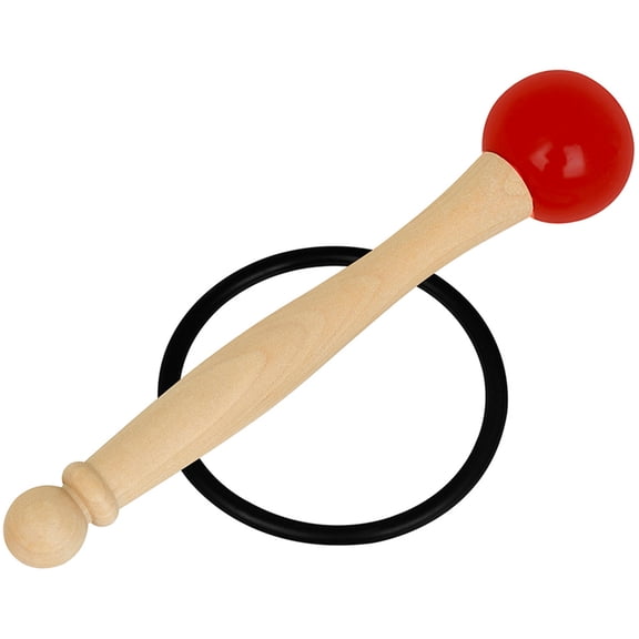 Crystal Bowl Music Singing Accessory Mallet Tibetan Stick Wooden Rubber Band Striker Sound