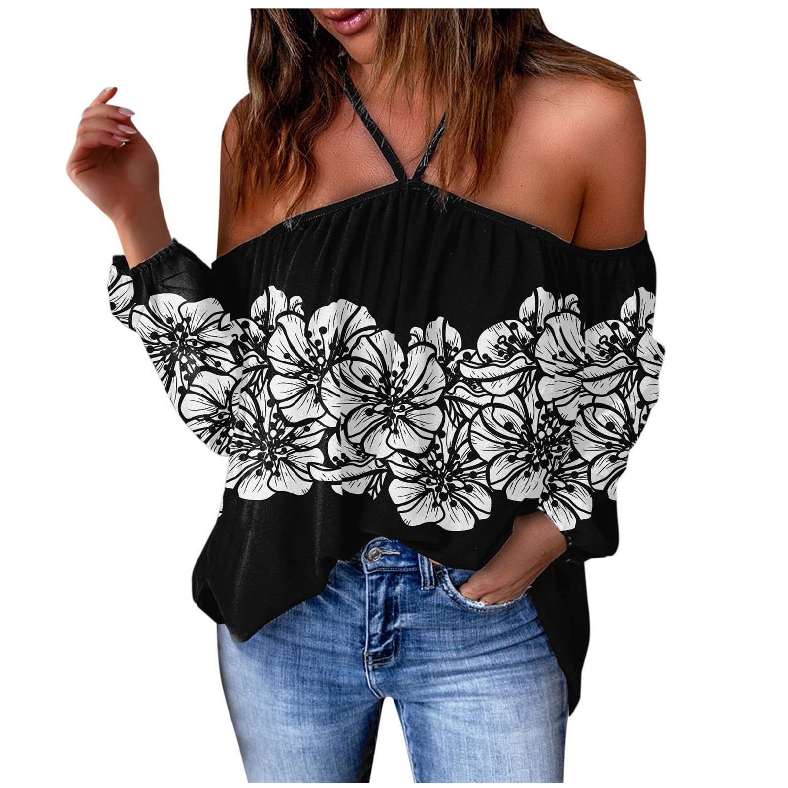 トップス YILON BIJOU OFFSHOULDER BLOUSE YILON BIJOU OFFSHOULDER BLOUSE