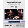 thumbnail image 2 of Cable HDMI Silkland 8K 2.1 Arc/eARC de 2 m para barra de sonido, 48 Gbps, 2 of 8