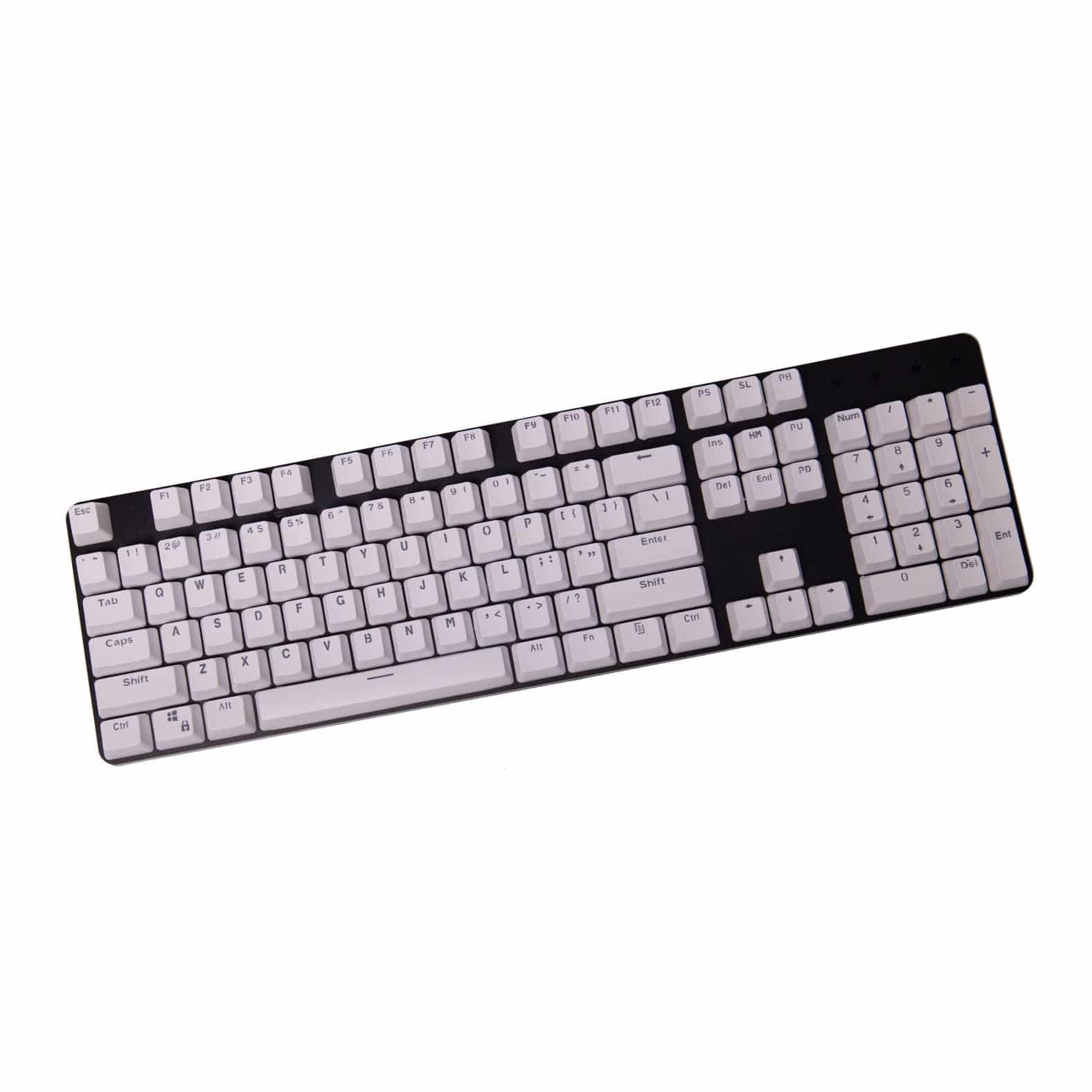 Stryker PBT Mixable Keycaps 104 key set [White]
