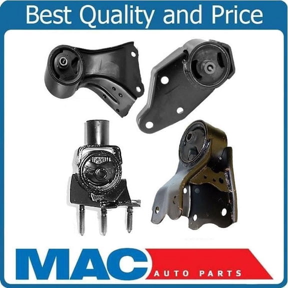 New Engine & Transmission Motor Mount 4 Pc Kit for Nissan Quest 3.0L 1993-1998