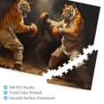 thumbnail image 3 of 500 PCS Savage Showdown - Tiger Boxer 500 Piece Vibrant Jigsaw Puzzle,Relieve Stress And Enjoy The Fun Of Solving Puzzles,Family Leisure And Entertainment,Vintage Style Wooden Puzzle, 3 of 6