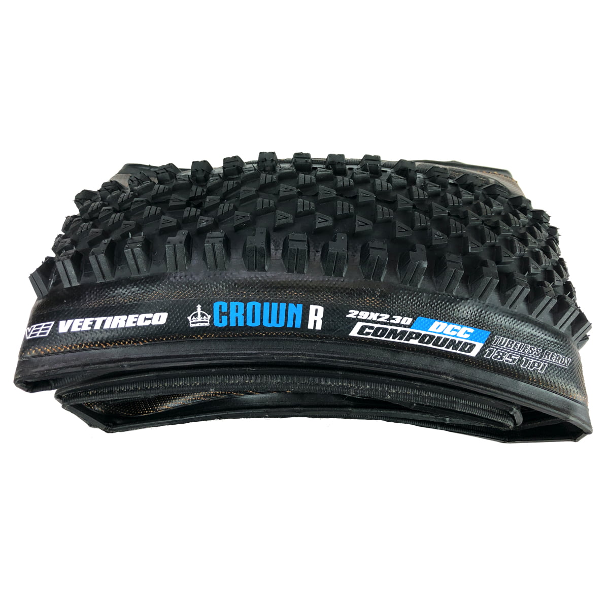 29x2.30 Vee Rubber Crown R-adius Bike Tire Folding Bead Dual Control Compound 