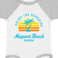 thumbnail image 4 of Inktastic Summer Enjoy the Sunshine Newport Beach Florida in Blue Boys or Girls Baby Bodysuit, 4 of 5