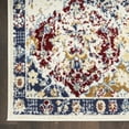 thumbnail image 4 of Nourison Grafix Vintage Blue Multicolor 3'9" x 5'9" Area Rug (4x6), 4 of 9