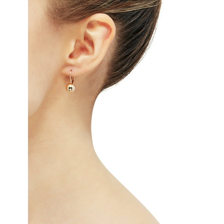 Brilliance Fine Jewelry 10K Yellow Gold Hollow 8MM Ball Drop