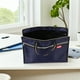 thumbnail image 4 of Bolsa de documento de tela de Oxford Bolsa con cremallera con asa de bolsas de bolsas de bolsas impermeables para llevar bolso de bolsas para la computadora portátil de papel portátil., 4 of 6