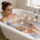 thumbnail image 5 of Bolitas de Baño Efervescentes con Formas Divertidas: Bolas de Baño Efervescentes de Disolución Lenta con Sal Marina y Aceite para Un Baño Relajante Tipo Spa, Alivio Del Estrés, Piel Suave y Decoració, 5 of 7