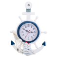 thumbnail image 2 of PENGXIANG Mediterranean Style Anchor Wall Clock Creative Clock for Home Decoration for Living Room Bedroom Study, 2 of 3