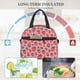 thumbnail image 4 of Disketp Cartoon Strawberry Lonchera Térmica para Mujer y Hombre, Bolsa de Almuerzo Reutilizable e Impermeable para Trabajo, Viajes y Picnic, 4 of 7