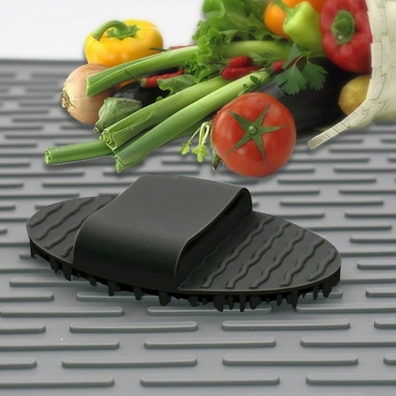 Silicone Dish Scrubber - Reusable Kitchen Sponge for Dishwashing, Durable and Easy to Clean, for Non-Stick Cookware