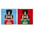 thumbnail image 1 of KAKOWELY 2 fundas de almohada decorativas navideñas para el hogar, adorables fundas de almohada de soldado, 1 of 5
