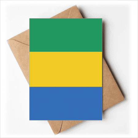 Gabon National Flag Africa Country Greeting Cards You are Invited Invitations