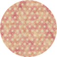 thumbnail image 1 of Ahgly Company Machine Washable Indoor Round Transitional Khaki Gold Area Rugs, 8' Round, 1 of 7