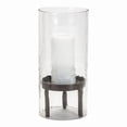 thumbnail image 3 of Melrose Wavy Hurricane Glass Candle Holder - 13", 3 of 3