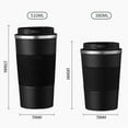 thumbnail image 3 of 380ml 510ml Stainless Steel Coffee Cup Thermal Mug Garrafa Termica Cafe Copo Termico Caneca Non-slip Travel Car Insulated Bottle, 3 of 6