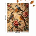 thumbnail image 3 of Qisvanset Framed Canvas Wall Art, 12x16 Inch Vintage Garden Bird Tree French Country Art, 3 of 5