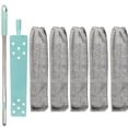 thumbnail image 1 of kurtrusly Retractable Dusting Cloth, Tool, Reusable Household Dusting Wand, Operate, Convenient Cleaning Homes, Ceilings, Dust Mop + 5 Pads, 1 of 6