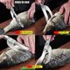 thumbnail image 4 of Cuchillo de escamas de pescado de acero inoxidable 3 en 1, raspador de escamas, peladores de diente de sierra, deshuesado, fileteado, 4 of 4