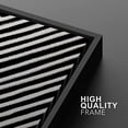 thumbnail image 4 of IDEA4WALL Framed Wall Art Print Set 3D Illusion Effect Black and White Diamond Collage Abstract Shapes Modern Contemporary for Living Room, Bedroom, Office - 16"x24"x2 Black, 4 of 5