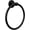 Matte Black, variant on Peerless PA347-BN Precept 6-9/16" Wall Mounted Towel Ring - Nickel