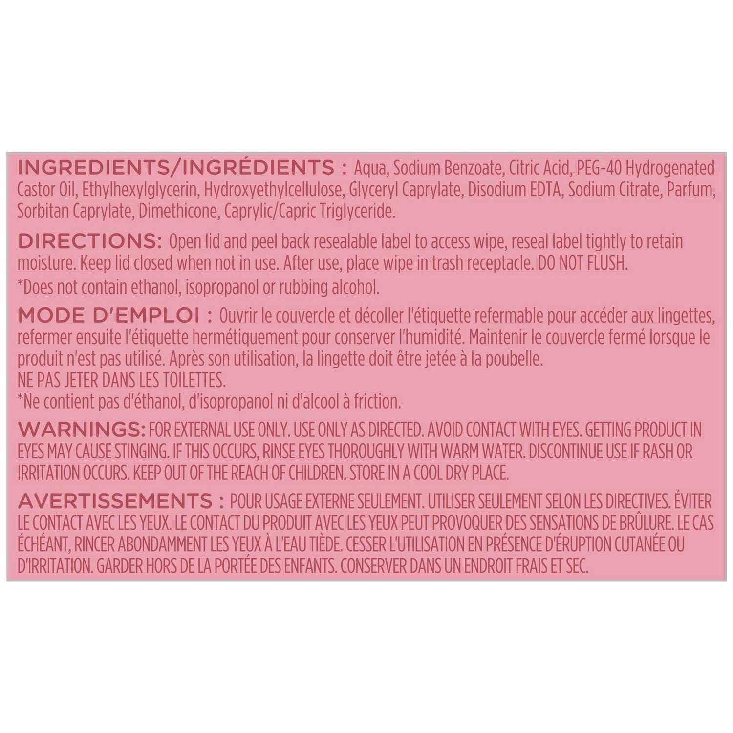 Lingettes Parfum frais Le choix des parents 1200 lingettes