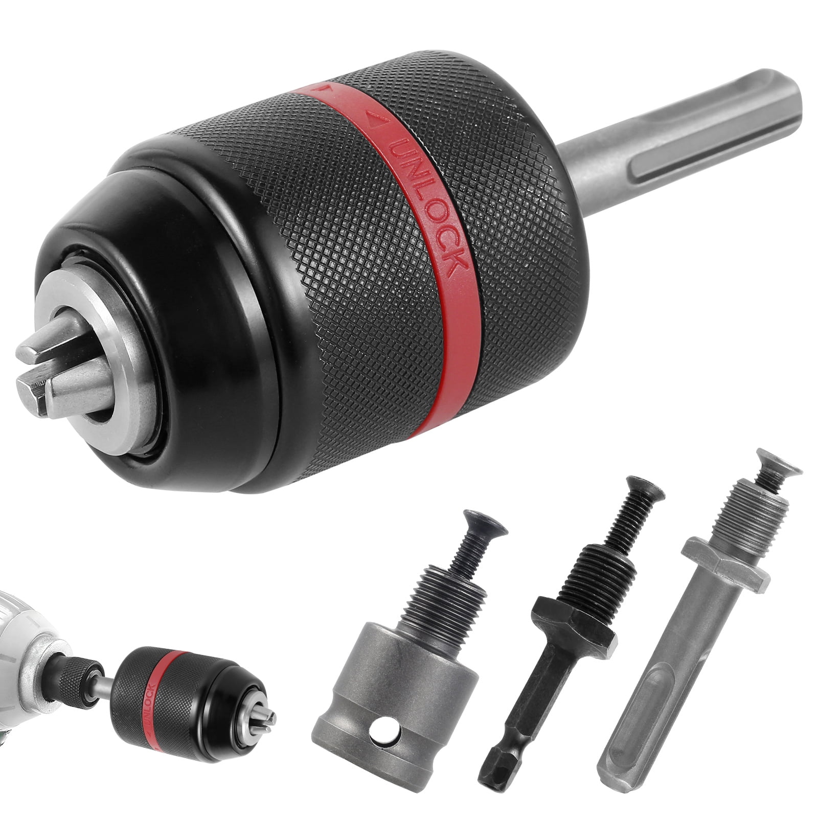 Welpettie Drill Chuck Adapter Drill Chuck for Impact Driver, Impact