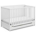 thumbnail image 3 of Graco Melrose 5-in-1 Convertible Baby Crib with Drawer, White, 3 of 14