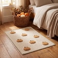 thumbnail image 6 of Tepsmf Bathroom Rugs with Orange Pumpkins, Cute Bath Mat for Halloween and Thanksgiving, Soft Non Slip Farmhouse Mats Funny Indoor Rug For Bathroom Front Porch Patio Home Entrance Decor, 6 of 6