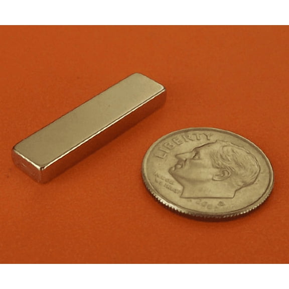Neodymium Rare Earth Magnets N42 Bar 1 in x 1/4 in x 1/8 in