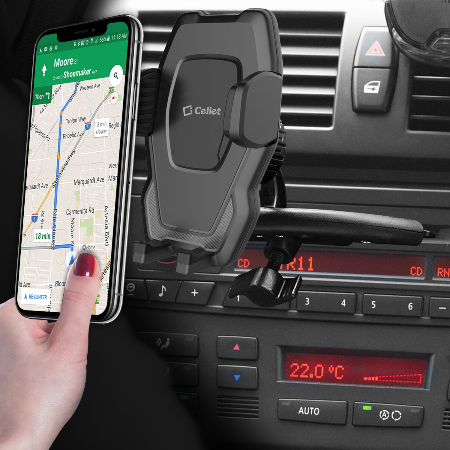 cd car phone holder