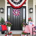 thumbnail image 5 of Clearance! Boovnll Patriotic Wreath, 14" Handcrafted Red White Blue Plush Balls Memorial Day Wreath, 4th of July Wreath for Indoor, Outdoor, Front Door, Fireplace, Wall Decor, 4th of July Decorations, 5 of 6