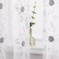 thumbnail image 5 of Danolaps Sheer Curtains,2 Panels Set for Living Room Semi Voile Balance Privacy & Light Rod Pocket Elegant Jacquard Sheer Curtain for Kids Bedroom Farmhouse Window Treatments Set, 5 of 8